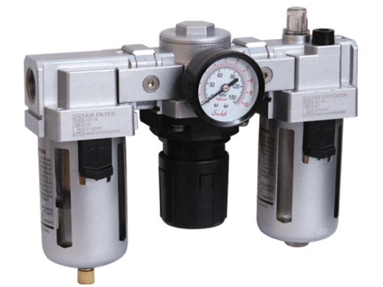 F + R + L Sets 3pc With Pressure Gauge